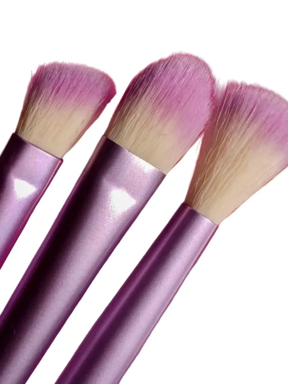 NIP Lucky Chick Eye Love You 3 Piece Makeup Brush Set Vegan Cruelty Free